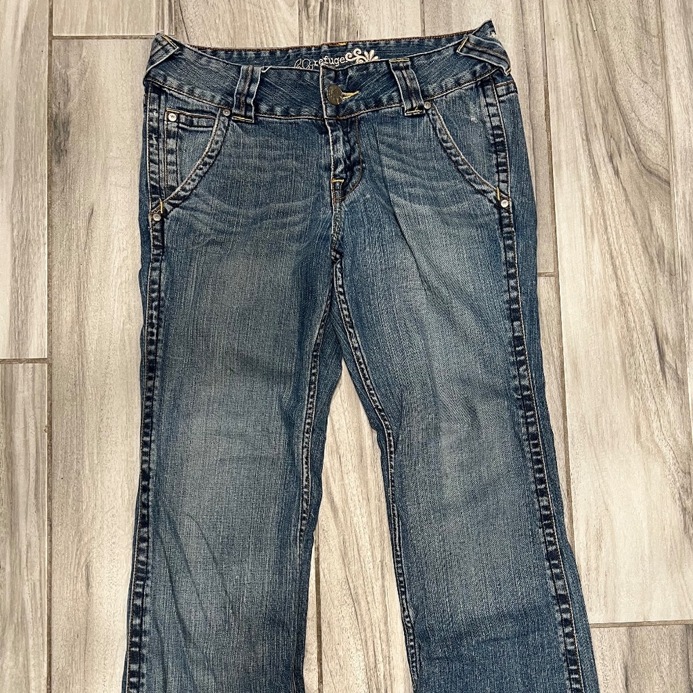 Refuge Straight Leg Jeans, Mid Rise, Size 11
